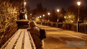 The man on the bridge