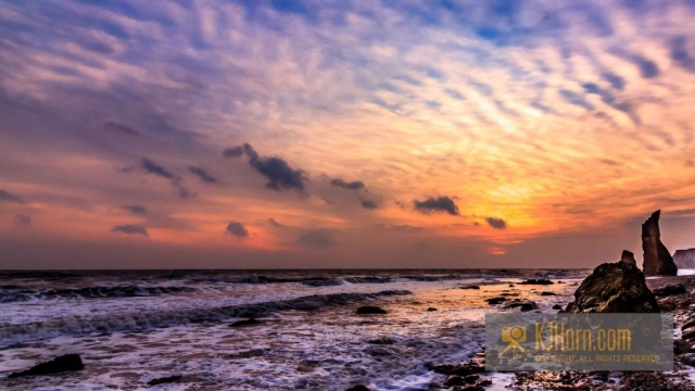 Ryhope Beach at sunrise
