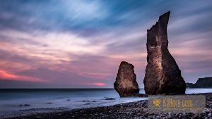 Ryhope beach at sunrise