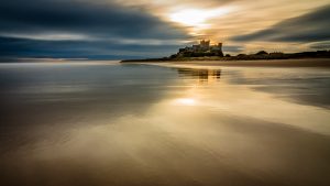 reflection in the sand